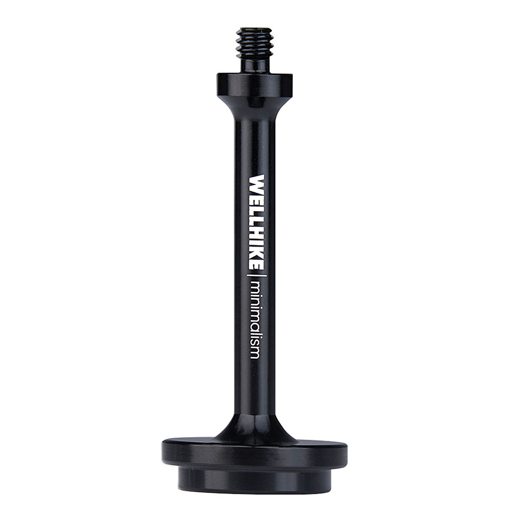Soporte de tanque de Gas para linterna, adaptador de tanque de Gas para Camping, poste de extensión de lámpara portátil, aleación de aluminio, accesorios versátiles para acampar: Negro
