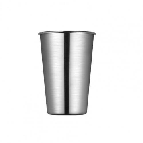350/500ml Espresso Cups Stainless Steel Stackable Mug Coffee Cups Juice Beer Mug Water Cup Tumblers Coffee Mug Drinking Cup: Silver 350ml