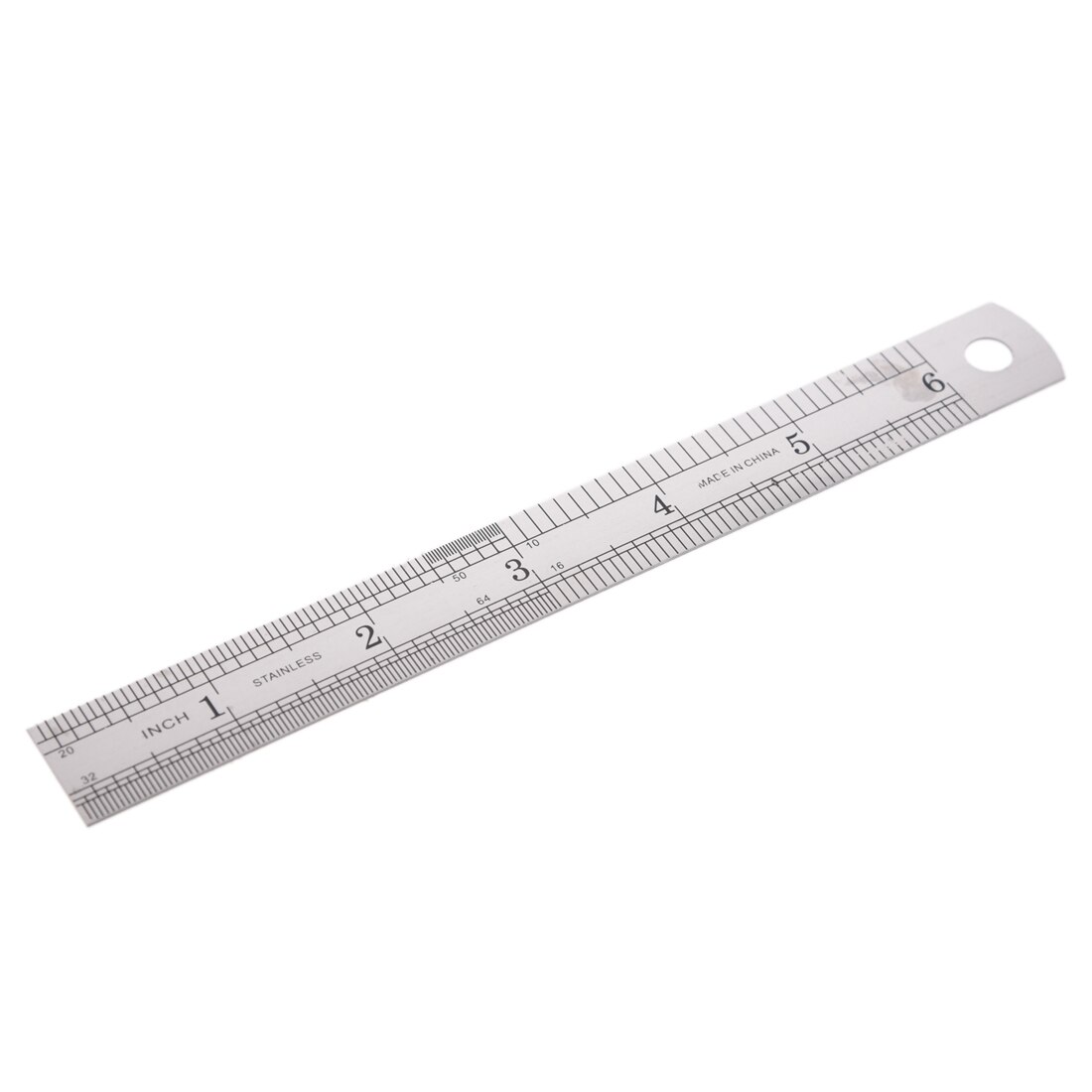 PPYY -5 Pcs Dual Side Marked 15cm 6 inch Stainless Steel Straight Ruler