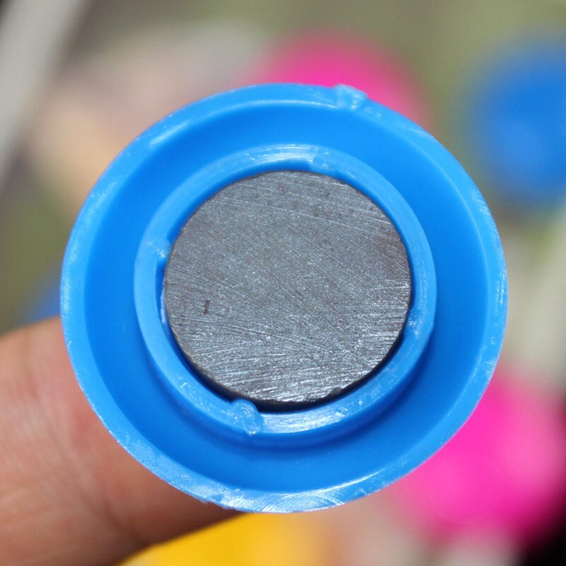30mm kleuren ronde magnetische onderwijspasta zwart wit bord magneet gesp sterke magnetische spijker