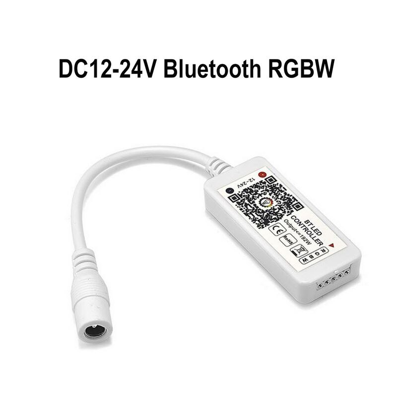 Magic home led controller  dc5v 12v 24v bluetooth wifi rgb/rgbw ir rf led controller för 5050 ws2811 ws2812b pixlar led strip: Bluetooth rgbw