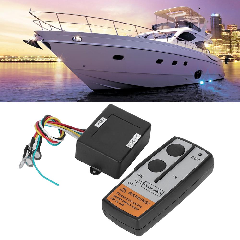 12V ABS Anchor Remote Windlass Wireless Switch Trim Controller Marine Boat Accessory