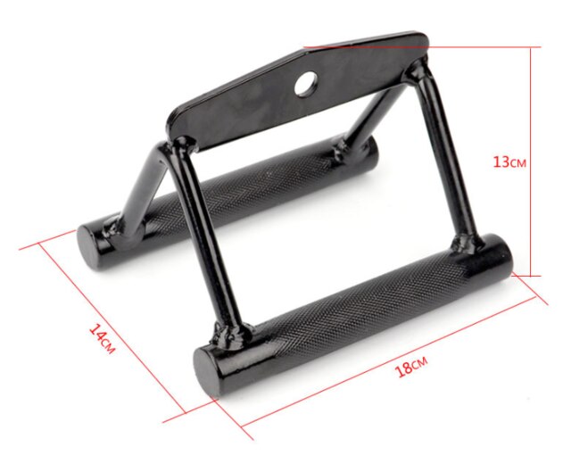 V-shaped handle big bird fitness equipment sitting posture rowing back strength training T bar rowing handle: 8