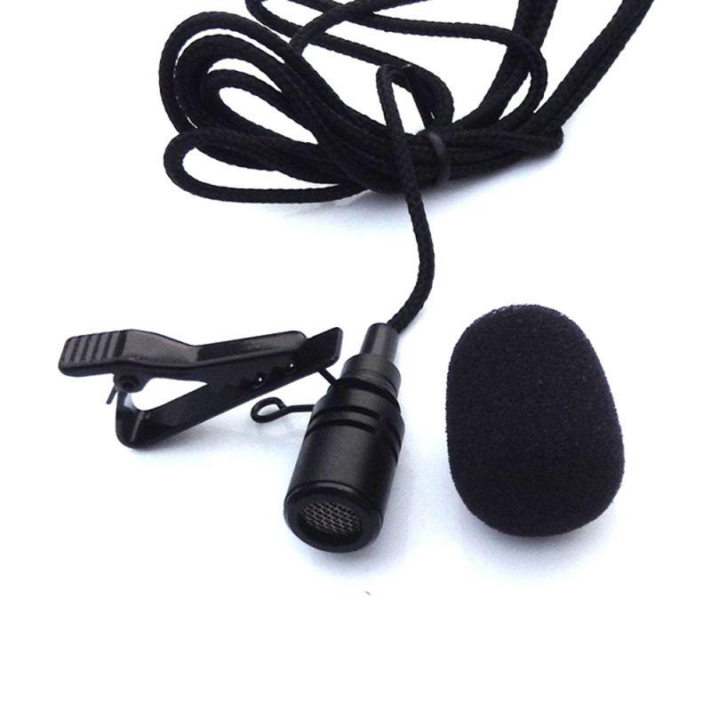 Microphon Mini Portable mic Clip-on Lapel Lavalier Microphone 3.5mm Jack Condenser Mic For Computer PC Laptop Loundspeaker