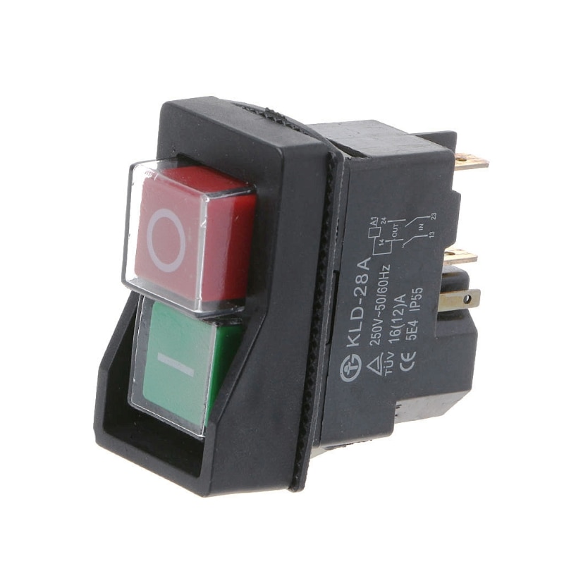 KLD-28A Waterproof Magnetic Switch Explosion-proof Pushbutton Switches 220V IP55