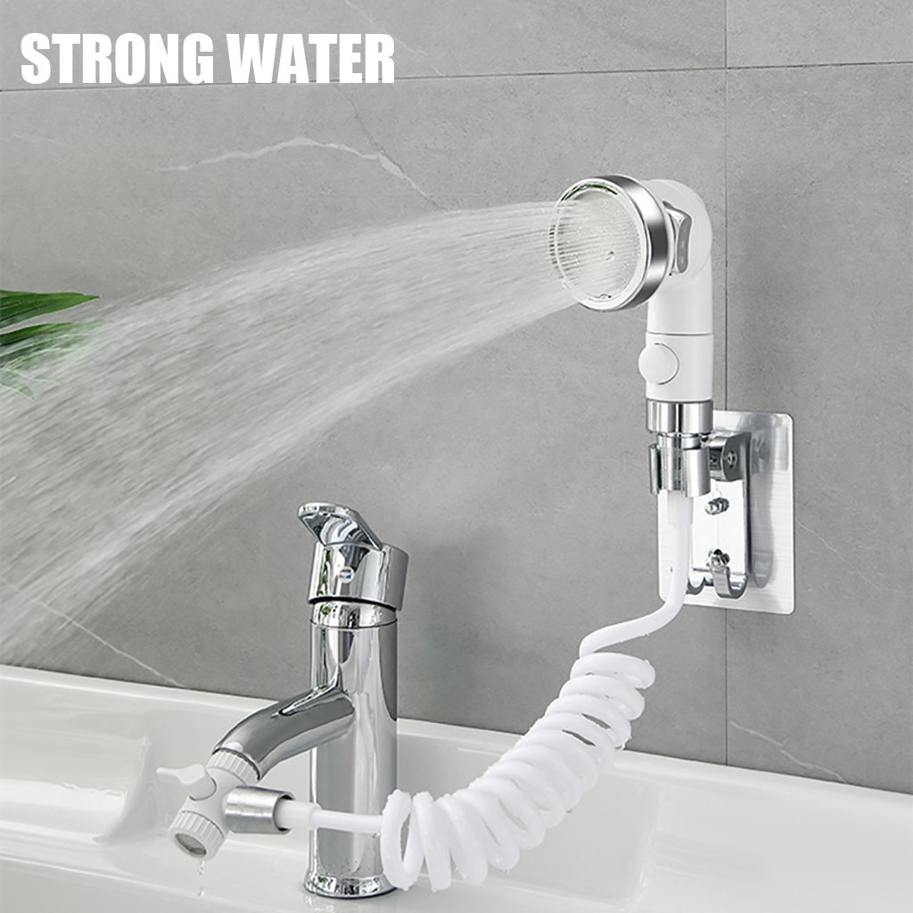 Bathtub Faucet External Shower Toilet Washbasin Extender Handheld Small Nozzle Shampoo Bathroom Supplies #10