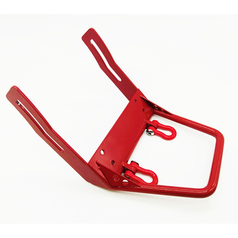 RC Car Front Bumper Aluminium Alloy RC Model Part for Axial SCX10 Jeep Wrangler Front Bumper Metal