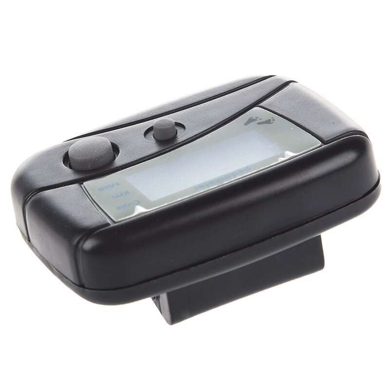 LCD Run Step Electronic Digital Pedometer Walking Calorie Counter Distance -ABLD