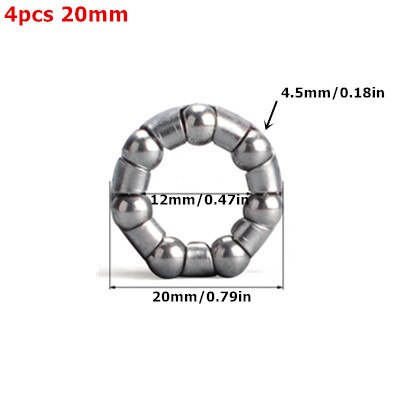 Bike Axle Quick Release Skewer Front Rear Bicycle Axle Wheel Hub Fit for Road Bike, Mountain Bike, MTB, BMX: 4Pcs 20mm