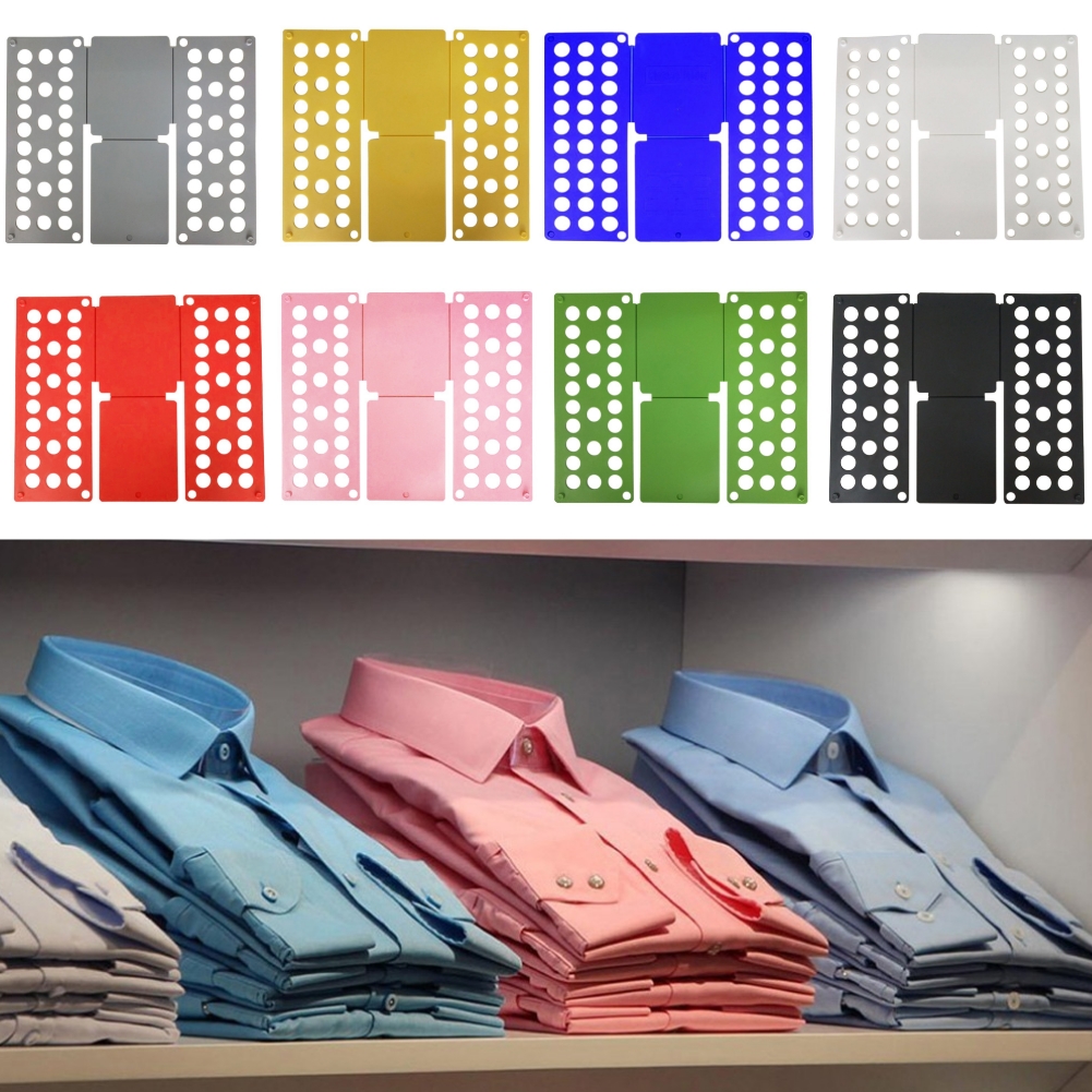 Tablero plegable para ropa, doblador de ropa para adultos/niños, doblador de plástico práctico, separa todas las tallas, dobla rápidamente la ropa, camisetas
