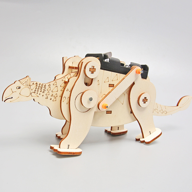 DIY Ankylosaurus Dinosaur Making Invention Handmade Materials Assembling Dinosaur Model Puzzle Learning Toys