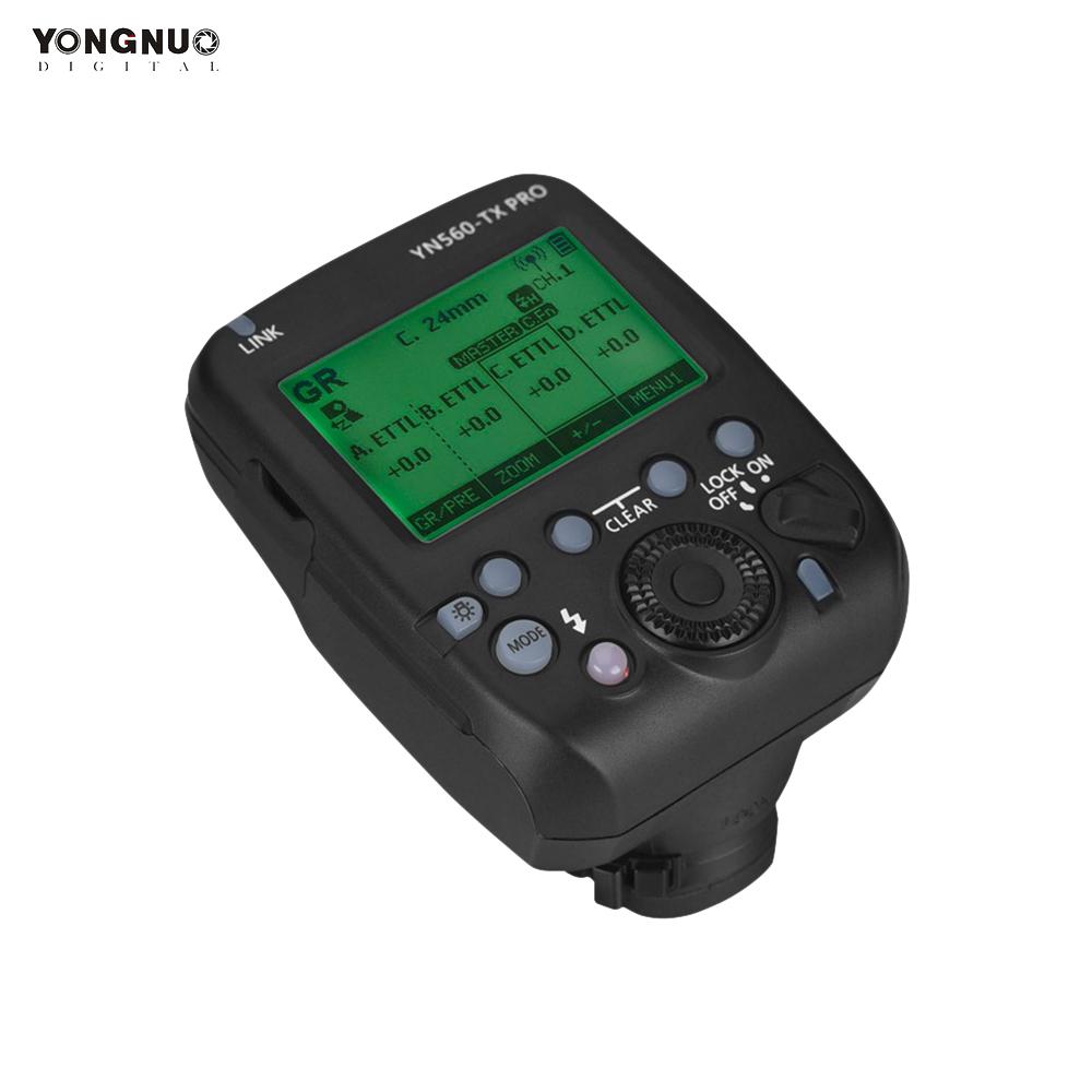 YONGNUO YN560-TX PRO 2,4G en la Cámara disparador de Flash transmisor inalámbrico para cámara Canon DSLR YN862/YN968/YN200/YN560 Speedlite