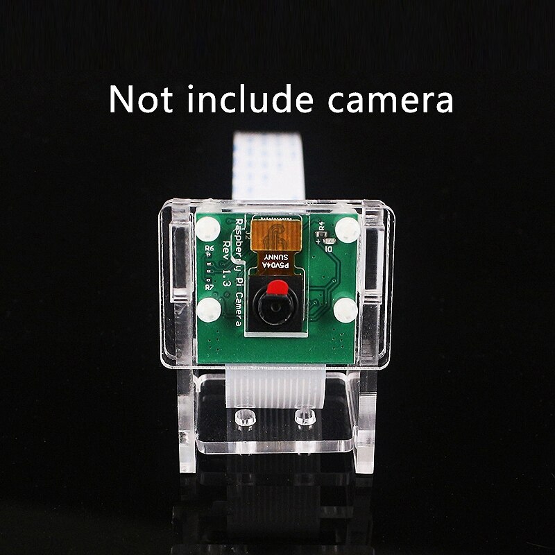 2X Ov5647 Mini Camera Acryl Houder Transparant Webcam Beugel Voor Raspberry Pi 3 Camera