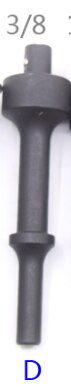 Auto Kugelgelenk Service Pneumatische Werkzeug Bausatz Kugelgelenk Reparatur Entfernen für Auto Lkw bremse Rad Stock Unterbrecher Luft Hammer meißel: 1pc D
