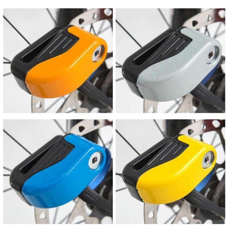 Motorcycle Disc Brake Alarm Lock Motorcycle Mountain Lock Alarm Disc Wheel Bike Lock Safety Brake Alarm Anti-theft Brake Di T2T3