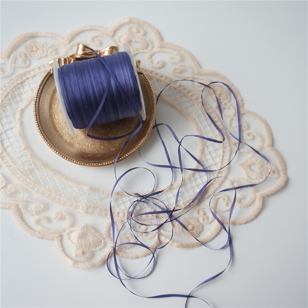 2mm colores 100% pura seda bordado cinta hilo de cinta de satén de seda ancho de 2mm hecho a mano teñido a mano seda arte trabajo