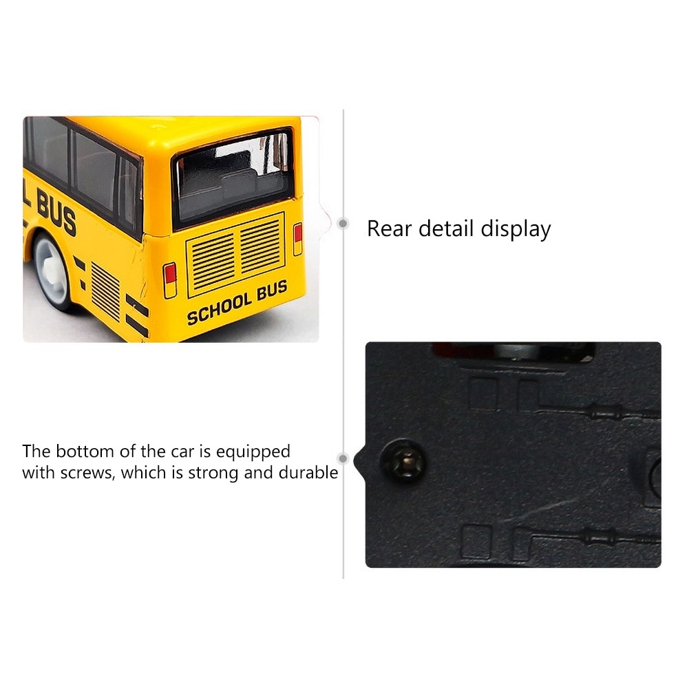 Exquisite travel bus alloy model simulation double-decker bus model children's School Luxury pull back toys Model