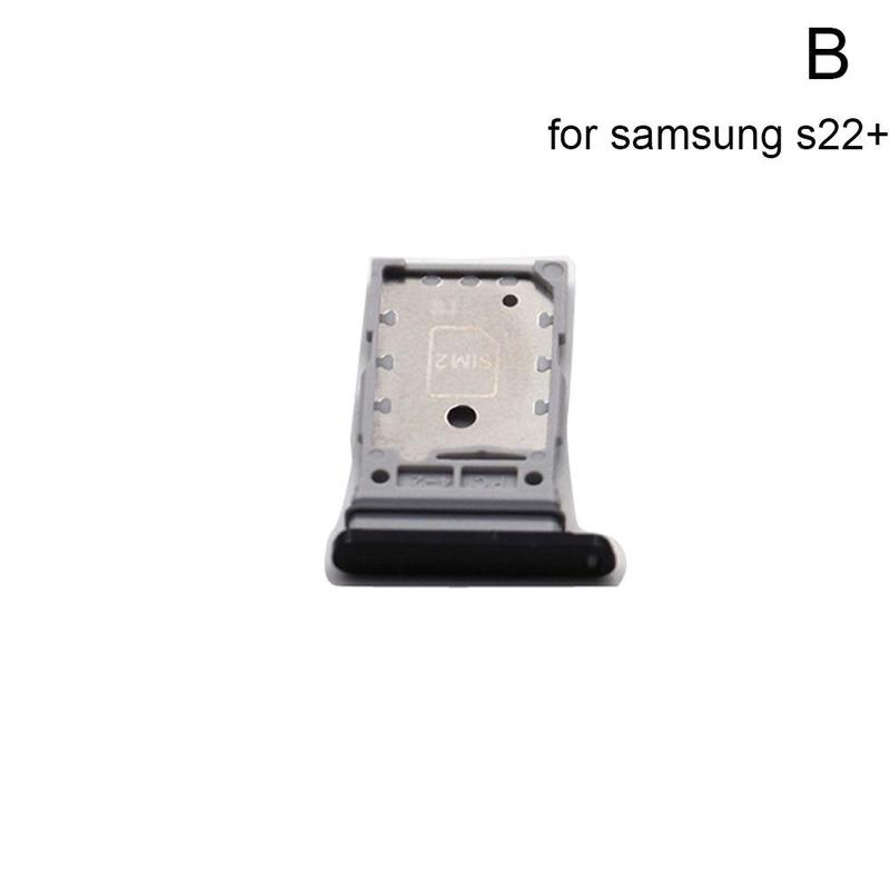 SD SIM Karte Tabletts Für Samsung Galaxis S22 Serie Mini Telefon Karte Halfter SIM Chip Leser Karte Slot Halfter Schublade silber Schwarz Stift: S22 Plus Schwarz