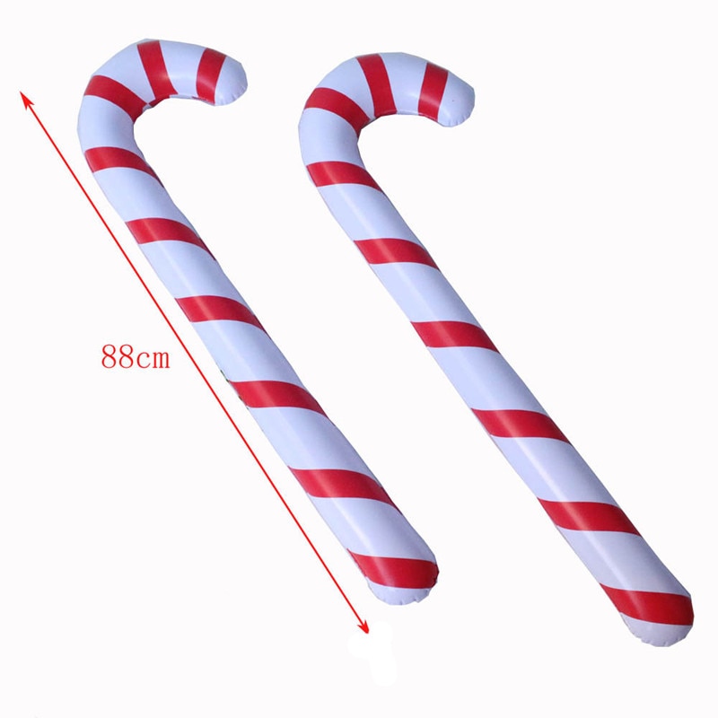 Inflatable Toys Christmas Children Walking Stick PVC Decoration Dress Up Active Atmosphere Interactive Festival Inflatable Toys