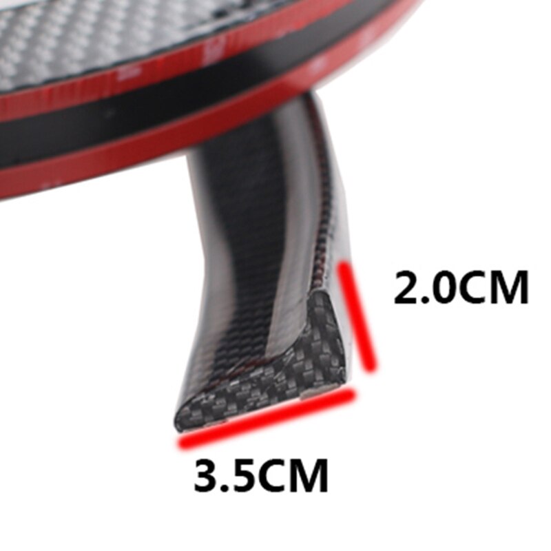 Alerón Universal de fibra de carbono para coche, accesorio para Renault Megane 2 3 Duster Logan Clio 4 3 Laguna 2 Scenic Sandero 2 Captur Fluence Kango, 1,5 M