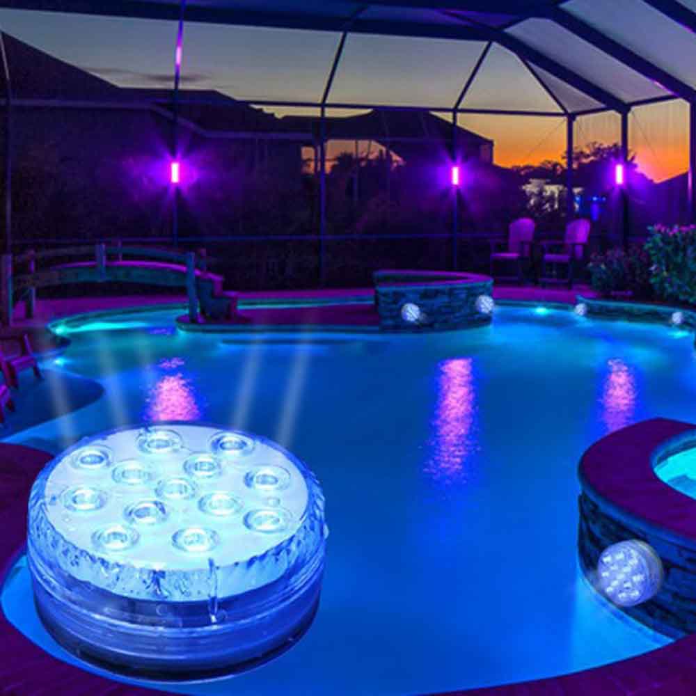 RGB Underwater Light Bath Spa Swimming Pool Led Lights Tub Hotel Home Lights Accessories