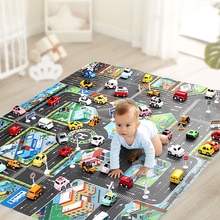 Grote Stad Verkeer Auto Park Mat Play Kids Rug Ontwikkelen Baby Kruipen Mat Play Game Mat Speelgoed Kinderen Mat Playmat puzzels