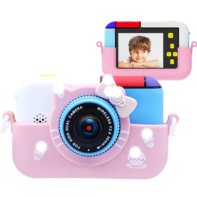 Digitale Foto Kamera Video Kamera Camas Para Video Kamera Anti-herbst kinder Kamera Kinder Kamera: Rosa / standard