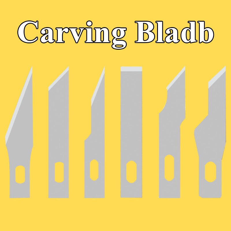 Blades Craft Artwork Cutting Knife DIY Carving Knife Stencil Scoring Hobby Chiseling Model Repairing Sculpture Scalpel Knife