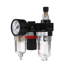 AC2000 1/4 Zoll Luftdruck Filter Regler Öl Wasser Separator Öler Feuchtigkeit Wasser Falle Reiniger Öl-Wasser Separator