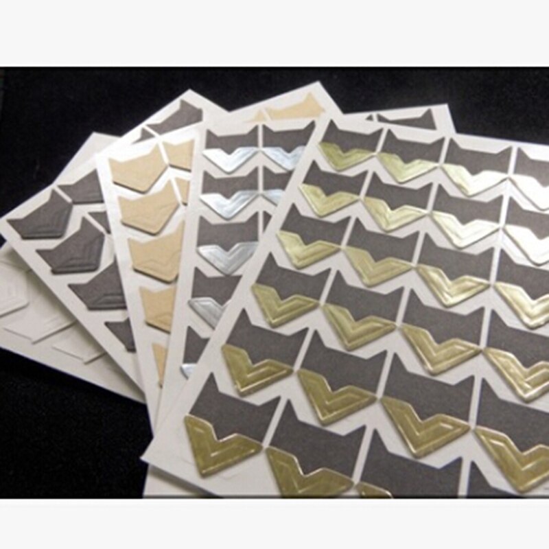 24Pcs Diy Vintage Corner Paper Stickers Pressepap... Grandado