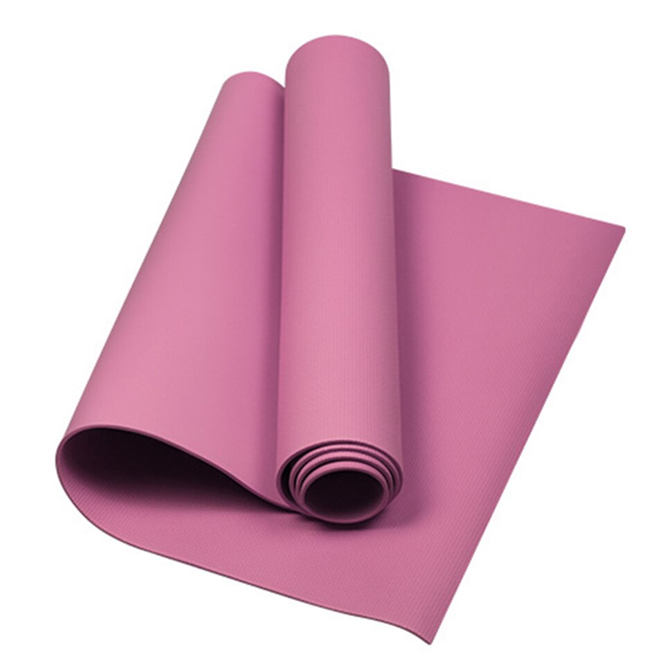 GobyGo 1Pcs Yoga Mat Size 173x60x0.4cm Non-slip Slimming Exercise Fitness Gymnastics Mat Body Building Esterilla Pilates: Pink