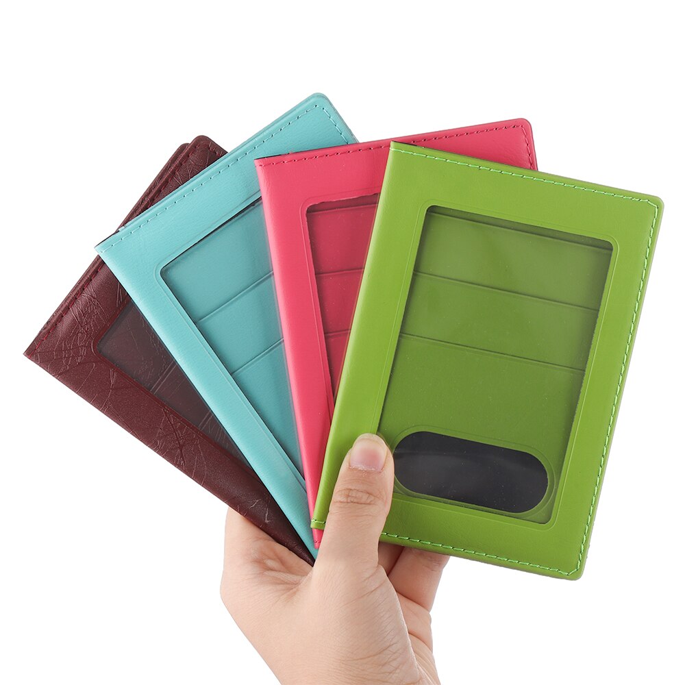 3 carte fente passeport couverture multifonctionnel étanche passeport portefeuille PU cuir voyage billet porte-passeport