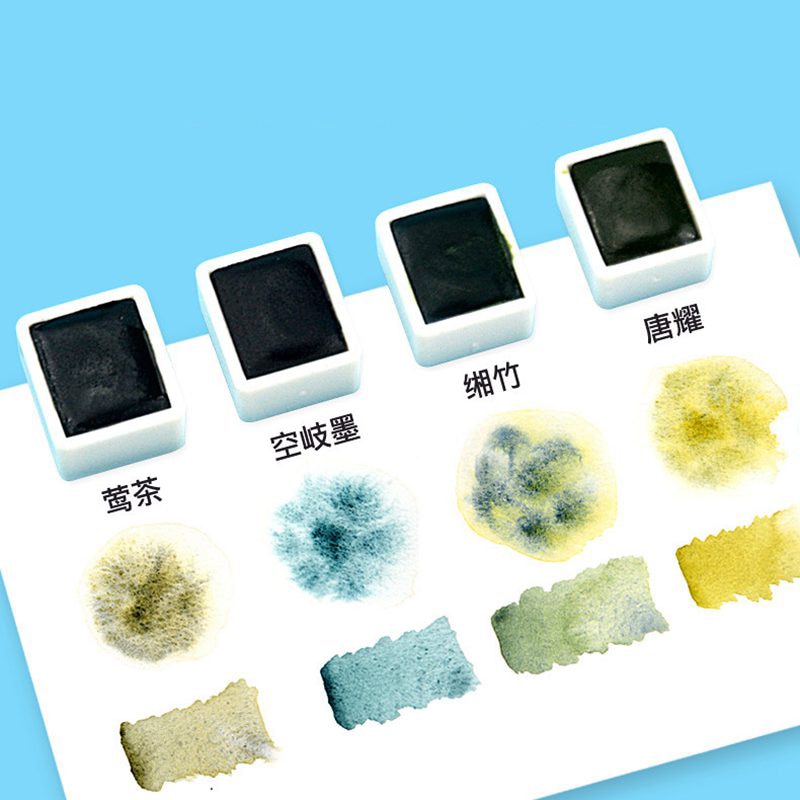 Super Vision Gelaagde Aquarel Pigment, Water Kleur Verf, Half Koekenpan Voor Tekening Verf, aquarel Aquarellen Art Leveranciers
