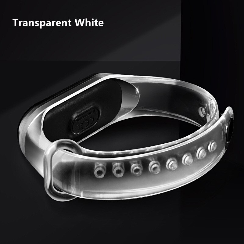 Reloj electrónico deportivo para hombre y mujer, pulsera Digital LED, transparente, a la