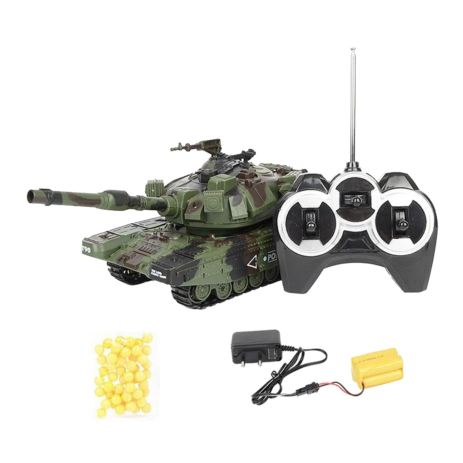 Mini char de combat RC lourd échelle 1:32, jouet électronique interactif pour garçon, modèle de voiture de loisir, Kits d'artisanat en plastique, jouets de loisir,