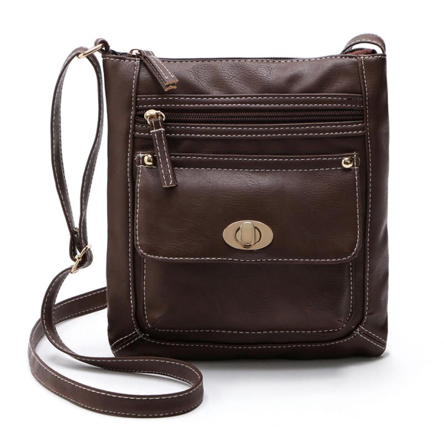 Maison Fabre Casual Mode Womens Lederen Satchel Cross Body Schouder Messenger Dames Tas Fre01: Coffee