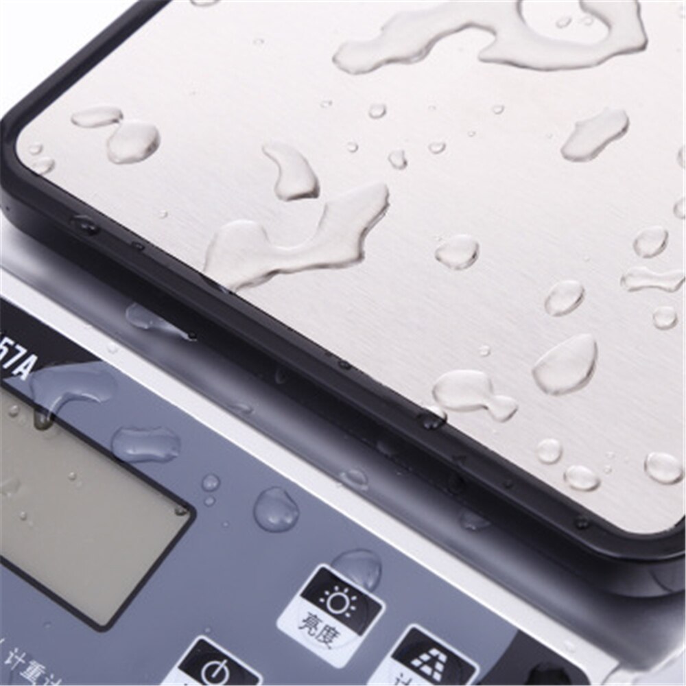Kitchen Scale fit in USB Charge/plug-in/battery 15KG/1g Waterproof Electronic Scale Digital Coffee Scale Household Baking Scale