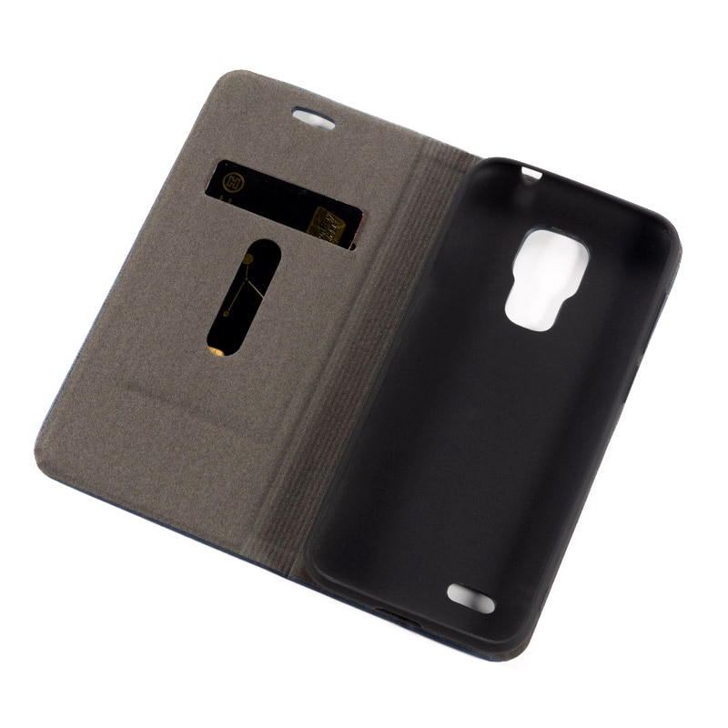 Houtnerf PU Lederen Telefoon Case Voor Ulefone Note 7P Flip Case Voor Ulefone Note 7P Business Portemonnee case Soft Silicone Back Cover