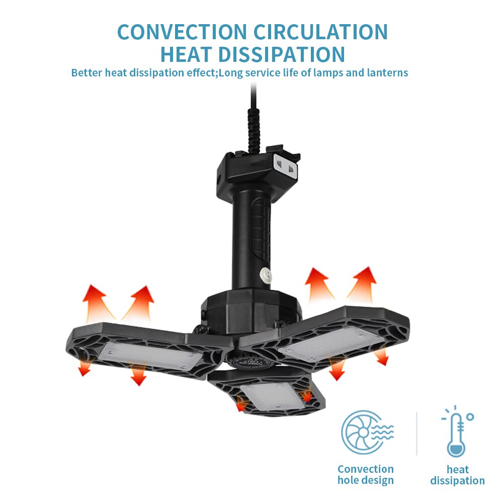 Hangende uv-desinfectielamp, opvouwbaar/uitrekbaar, uv-sterilisator voor campers, caravans, campers, boten en thuis.