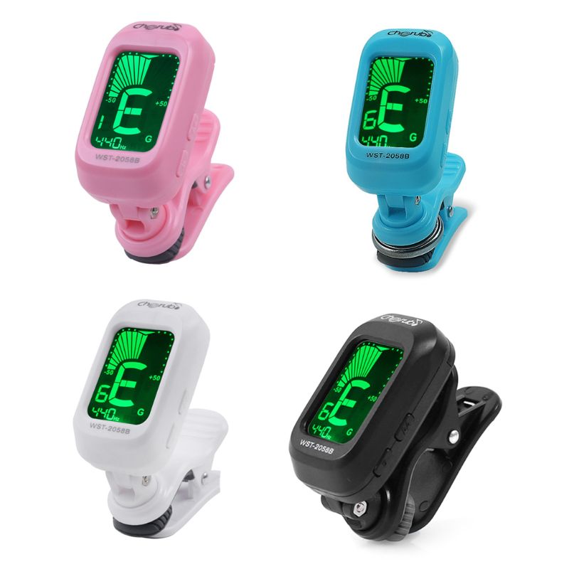 Folk Acoustic Guitar Tuner Violin Ukulele Bass Electronic Tuning Tuner Stringed Musical Instrument Accessories Guitar Bass Tuner