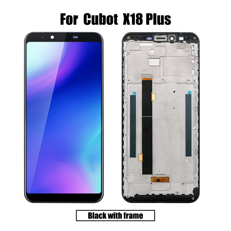 Original para Cubot X18 Plus LCD y Digitalizador de pantalla táctil con módulo de pantalla de visualización de Marco reparación accesorios piezas