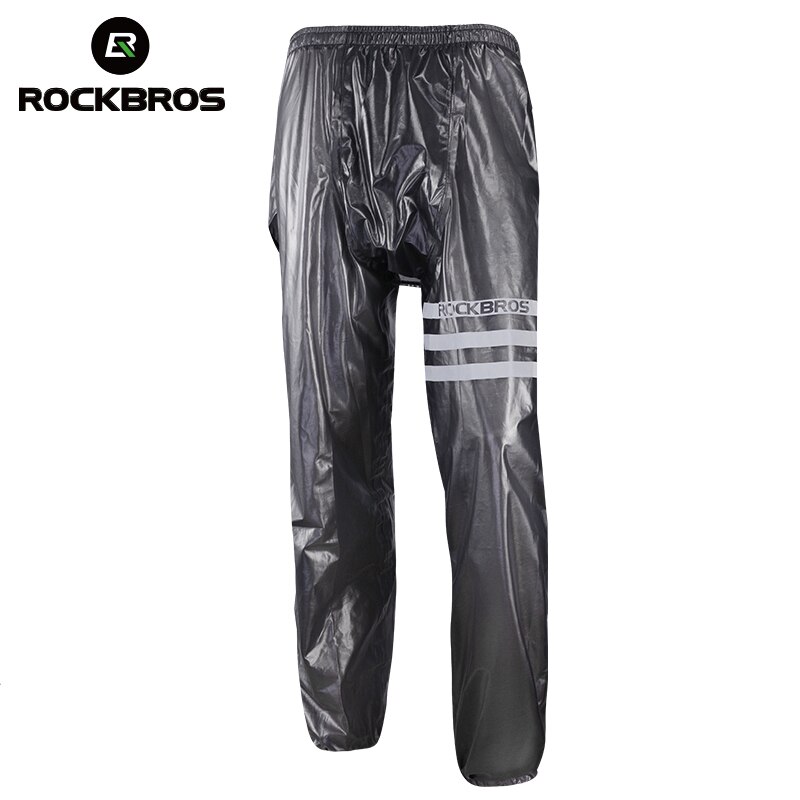 ROCKBROS – pantalon de cyclisme imperméable pour hommes et femmes, réfléchissant, Portable, équipement de vélo de route, vtt
