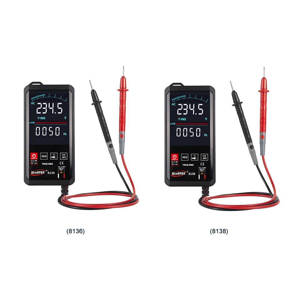 Automatic Digital Multimeter 6000 Counts High Speed Auto Range Tester Intelligent NCV True RMS Temperature Universal Multimetro
