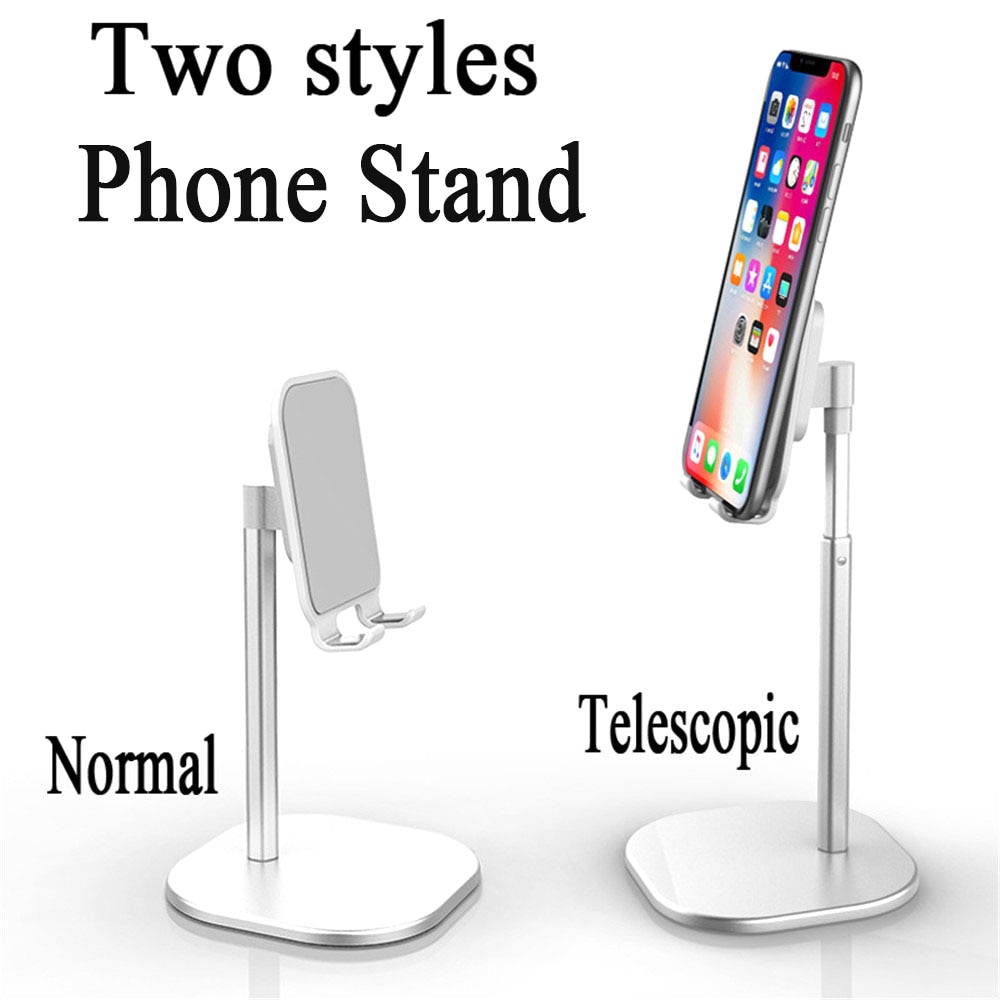 Neue Teleskop Handy Desktop-ständer Halter Schreibtisch Tisch Halterung Für IPhone Tablet Tragbare Holding Zubehör