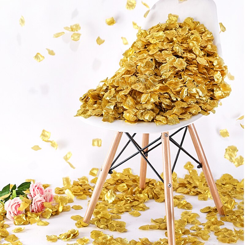 Pétales de roses en soie, 500 pièces/lot, 5x5CM, pour décoration de mariage, romantique, fausses fleurs, 31 couleurs, accessoires de mariage