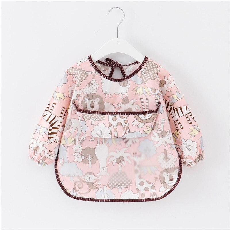 coton bébé bavoirs imperméable enfant manger vêtements enfants manches longues alimentation Smock bavoir bébé tablier Bandana Bebes bavoirs