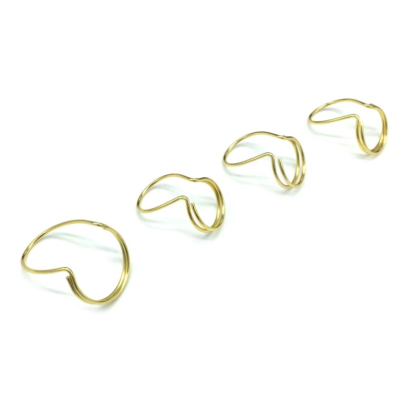 G92F 1 Thumb w/ 3 Finger Wire Style Guitar Metal Picks Open for Banjo Ukulele