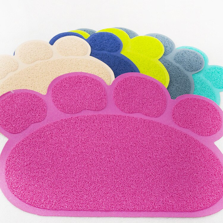 Waterdicht Huisdier Mat Voor Hond Kat Effen Kleur PVC Huisdier Voedsel Pad Huisdier Kom Drinken Mat Hond Voeden Placemat wassen Huisdier Producten