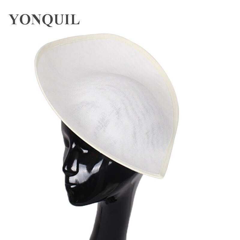Lot de 30 cm grandes bases de fascinateur de mariage pour femmes, accessoires de coiffure à faire soi-même, chapeaux fascinateurs, couvre-chefs vintage, 5 pièces/lot: Beige