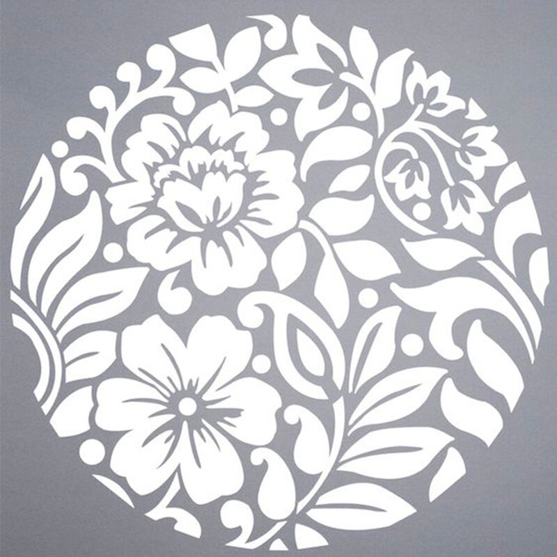 Flower Block Grid Plastic Stencil For DIY Scrapbooking Decorative Embossing DIY Paper Card Craft Plastic Templates Drawing Sheet